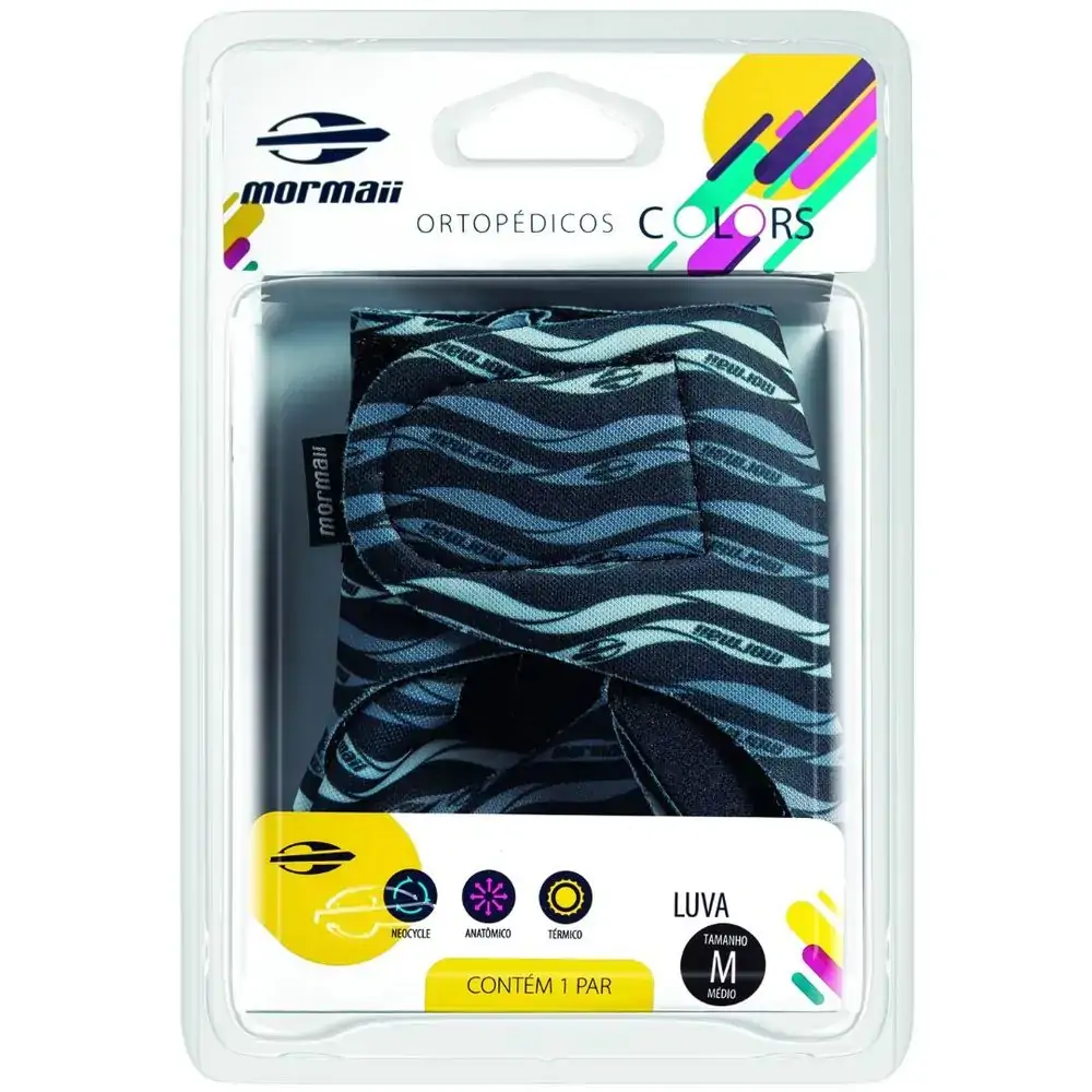 Luva Colors Black Tam M Mormaii