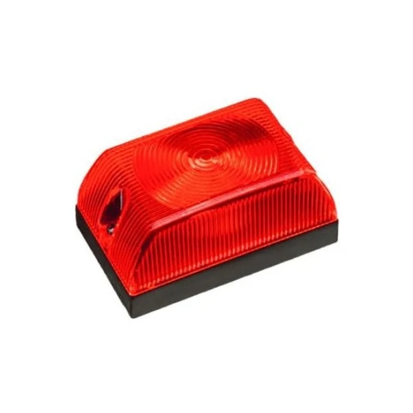 Lanterna Lateral Vermelha Retangular 1 Polo Universal - SINALSUL 1118RVM