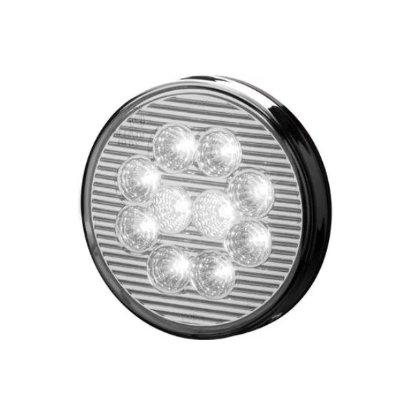 Lanterna Traseira Cristal 125mm 10 Leds 24V - SINALSUL 207024CR