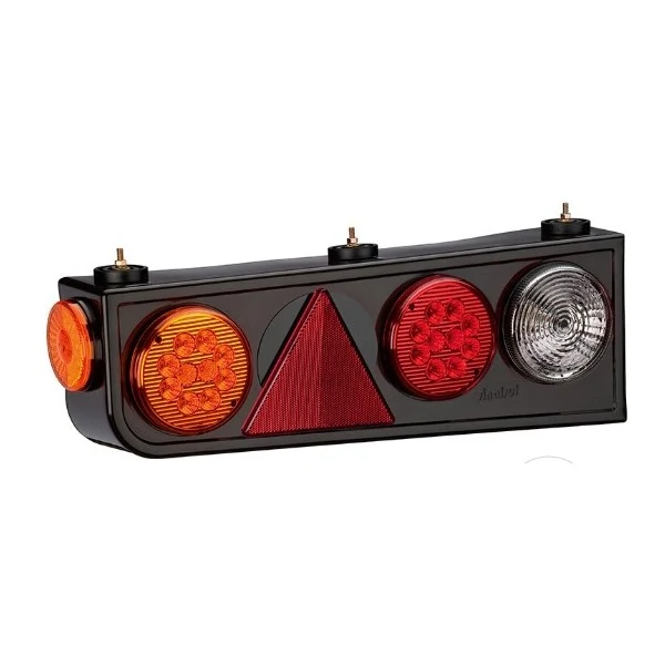 Lanterna Traseira Lado Direito Led 12V com Triangulo com Aba - SINALSUL 202312299D