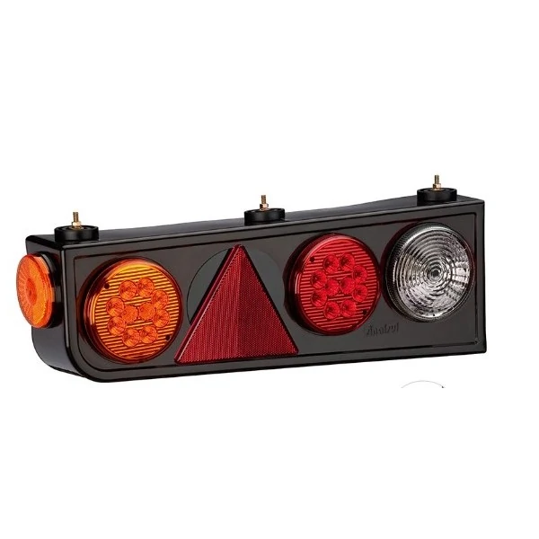 Lanterna Traseira Lado Esquerdo Led 12V com Triangulo com Aba - SINALSUL 202312299E