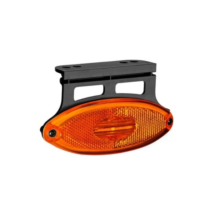 Lanterna Lateral Flex Âmbar Oval com Led Bivolt - SINALSUL 2043AM