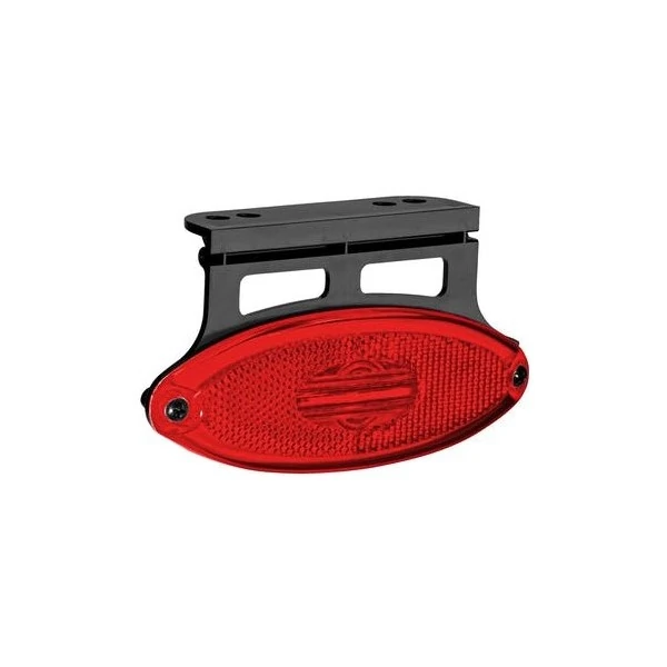 Lanterna Lateral Vermelha Flexivel Led Bivolt Oval - SINALSUL 2043VM