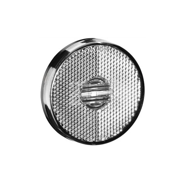 Lanterna Lateral Cristal Redonda com Led Bivolt 65mm - SINALSUL 2045CR