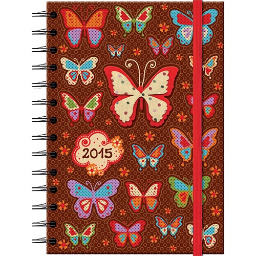 Agenda 2015 Fina Ideia Borboletas Coloridas