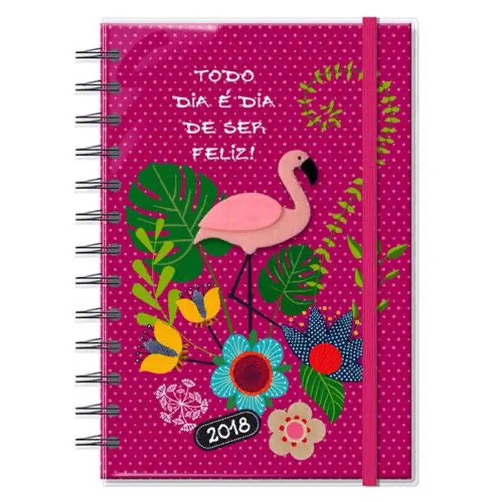 Agenda Fina Ideia 2018 M Flamingo