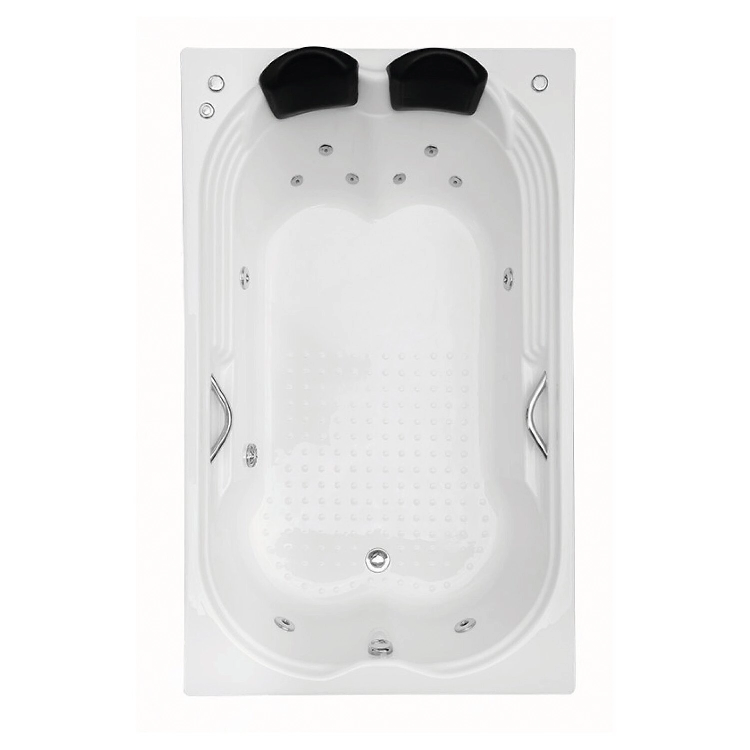 Banheira De Hidromassagem Mondialle Modelo Ascoli Dupla Essencial 170cmx120cmx43cm Em Acrilico Branco