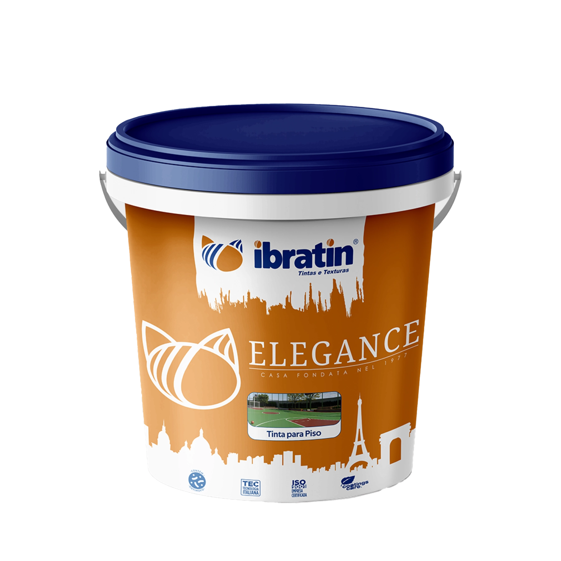 Tinta Fosca Elegance Premium Áreas Internas e Externas Cinza Médio 15L Ibratin