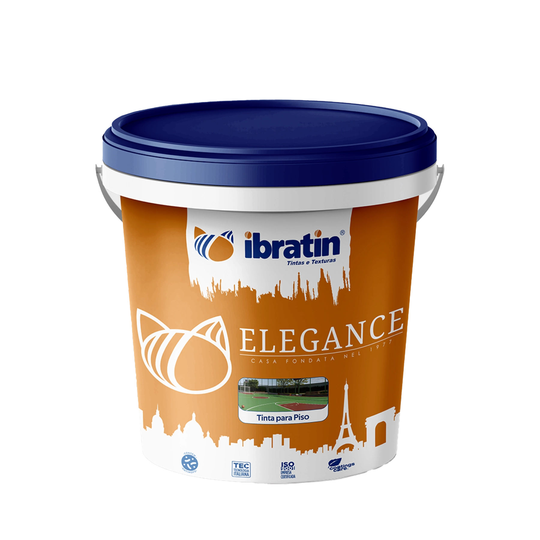 Tinta Fosca Elegance Premium Áreas Internas e Externas Vermelho Telha 15L Ibratin