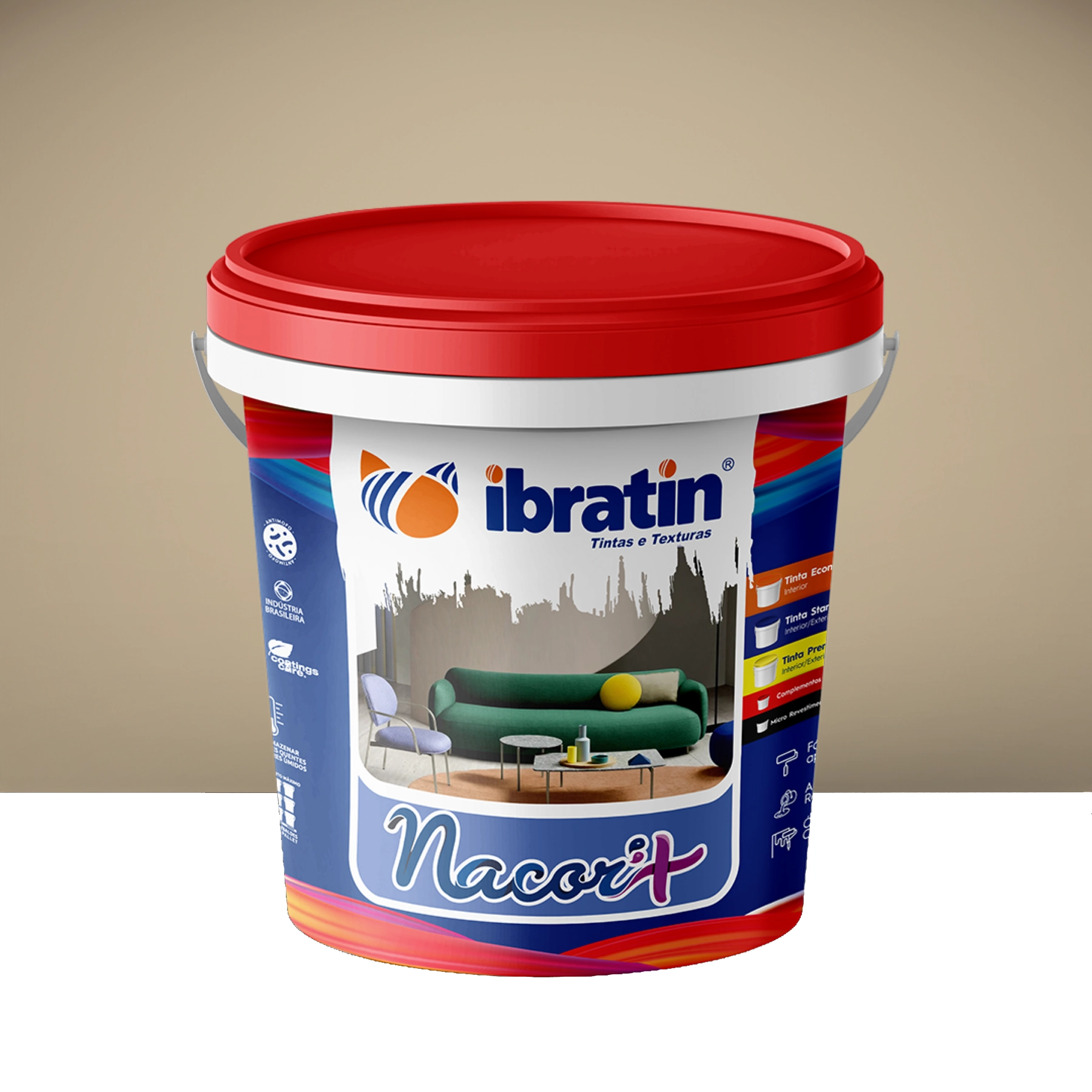 Selador para Textura Elegance Pigmentado Areia 15L Ibratin