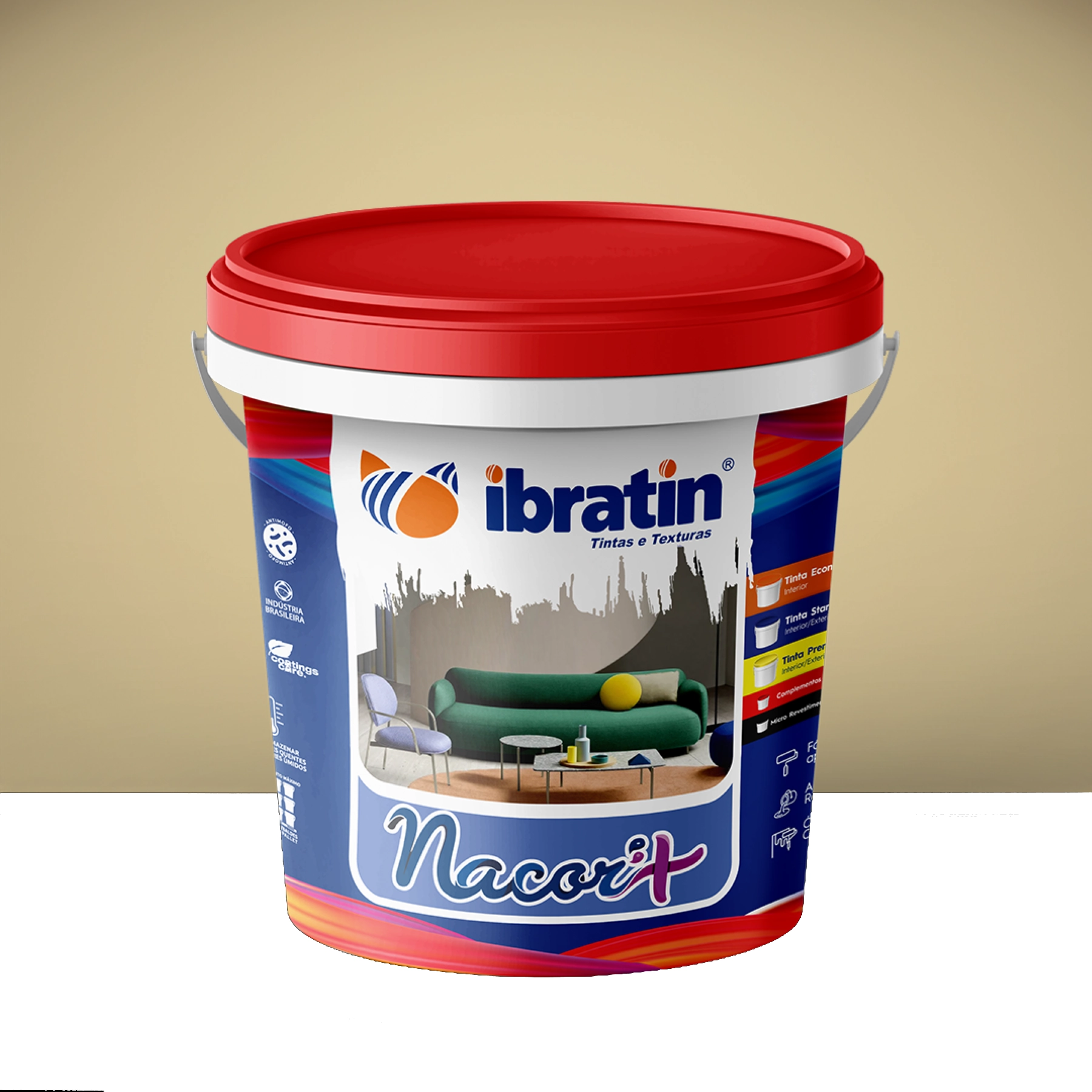 Selador para Textura Elegance Pigmentado Marfim 15L Ibratin