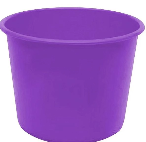 Balde Para Pipoca Cor Roxa Massari 1,5l
