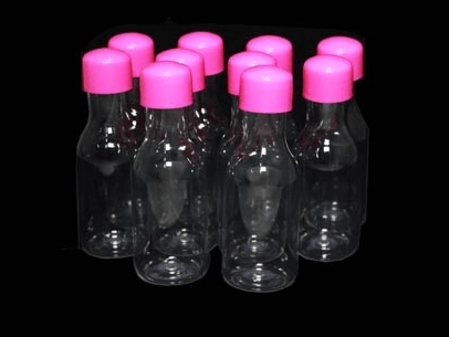 Garrafa Plastica 50ml Tampa Pink 10un Massari