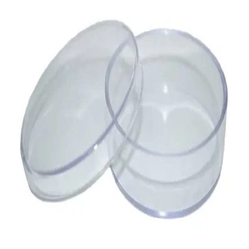 Latinha Plastica Transparente C/10 Massari