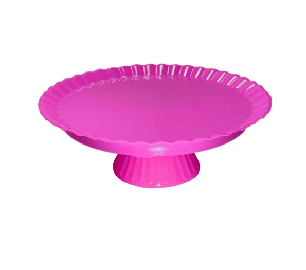Boleira Redonda 23x8cm Pink Ref.lb2591
