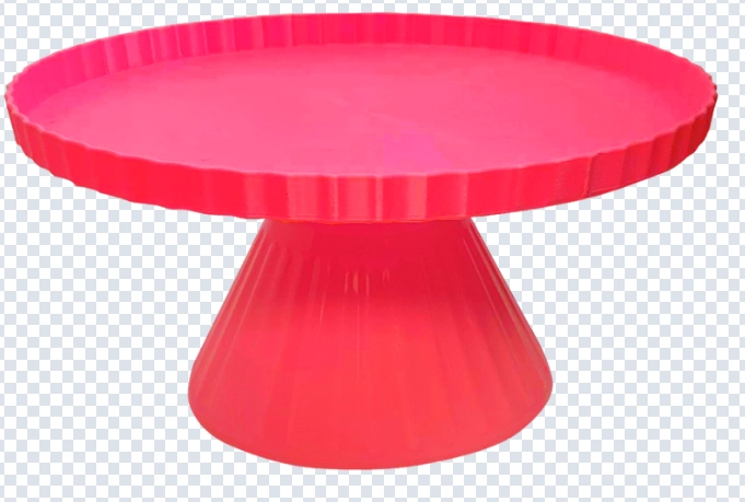Boleira Redonda Cake 18x8cm Pink Massari