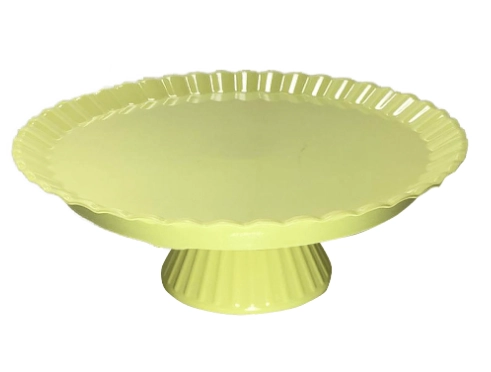 Boleira Redonda Amarelo Candy 10 Pecas
