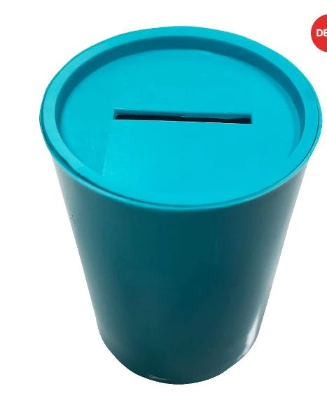 Cofrinho Plast Azul Tiffany Candy C/6 Ref.lb2669