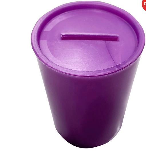 Cofrinho Plast Lilas Candy C/6 Ref.lb2667