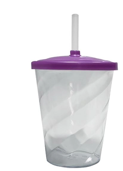 Copo Twister Cristal C/tampa Lilas Candy 300ml Ref.lb2539