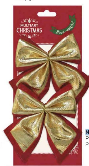 Enfeite Laco Natal C/02 Ref.nat La06