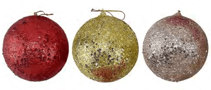 Nbol6v33 Bola De Natal Un