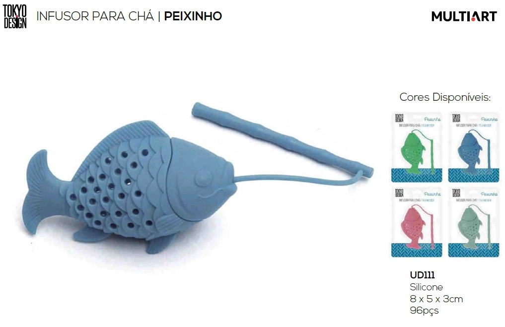 Infusor Cha Peixinho Ud111 Multiart
