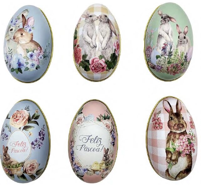 Ovo Porta Doce Rustic De Ferro 11cm Ref.pas0026