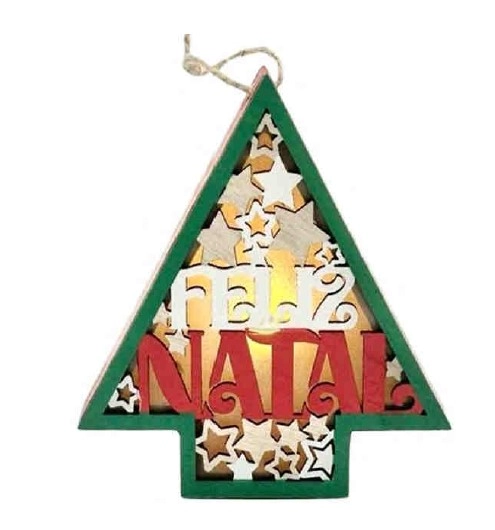 Natm0067 Objeto Decor De Natal Un