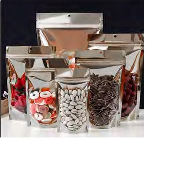 Saquinho Zip P/alimentos C/100 9x14cm Prata