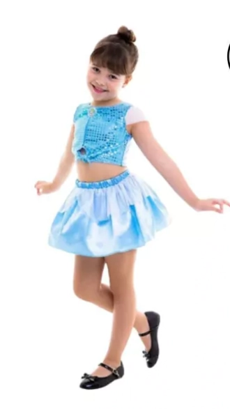 Fantasia Cinderela Cropped P Regina