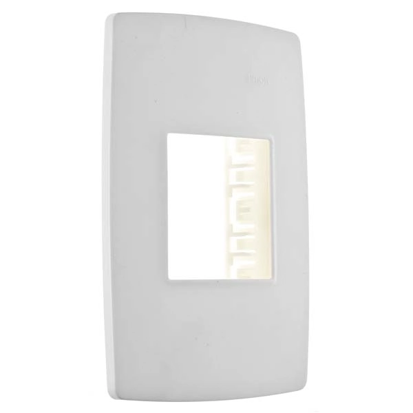 Placa com Suporte 4x2 2Módulos Branco S30 Simon