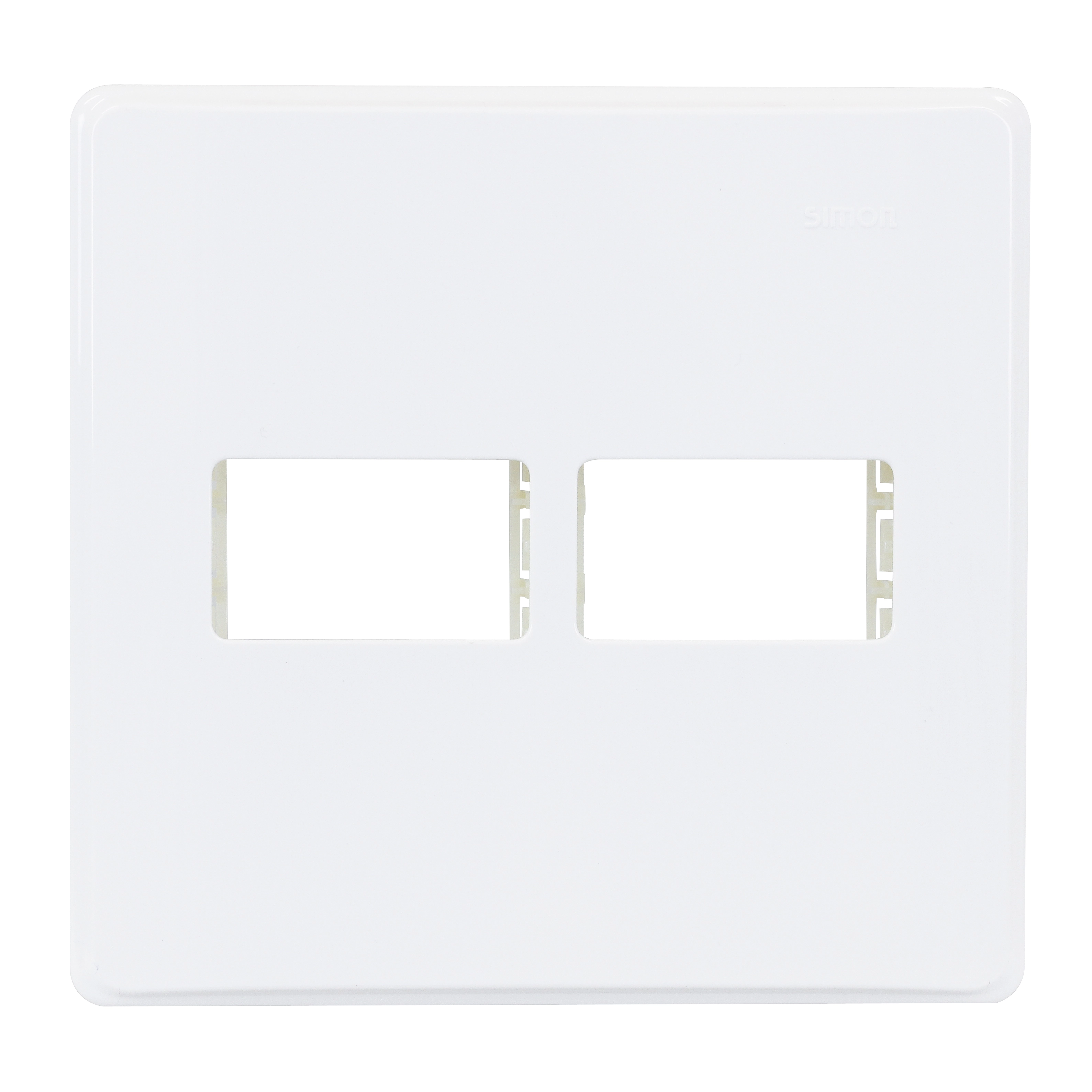Placa com Suporte 4x4 2 Módulos Branco S19 Simon