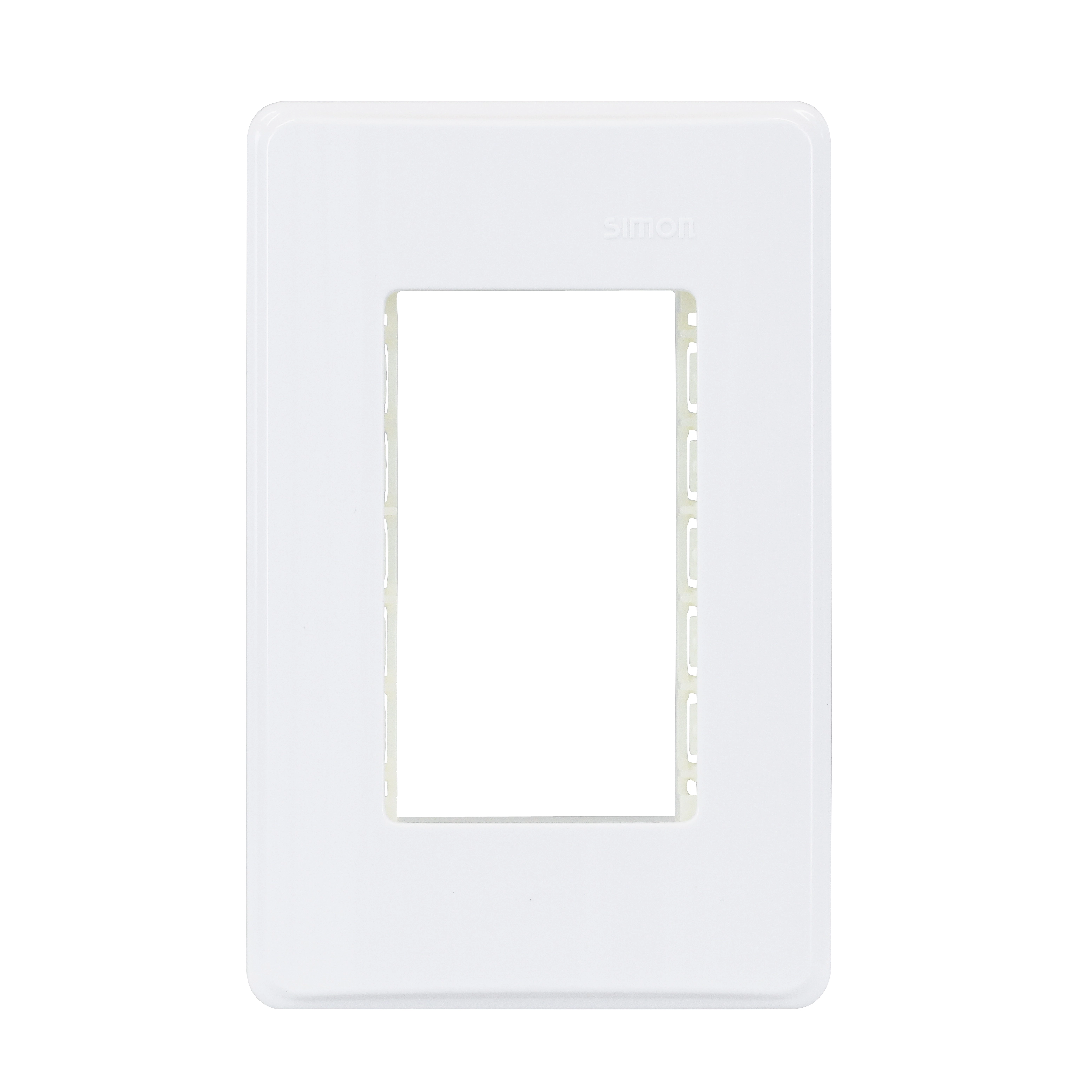 Placa com Suporte 4x2 3 Módulos Branco Simon 19 Simon