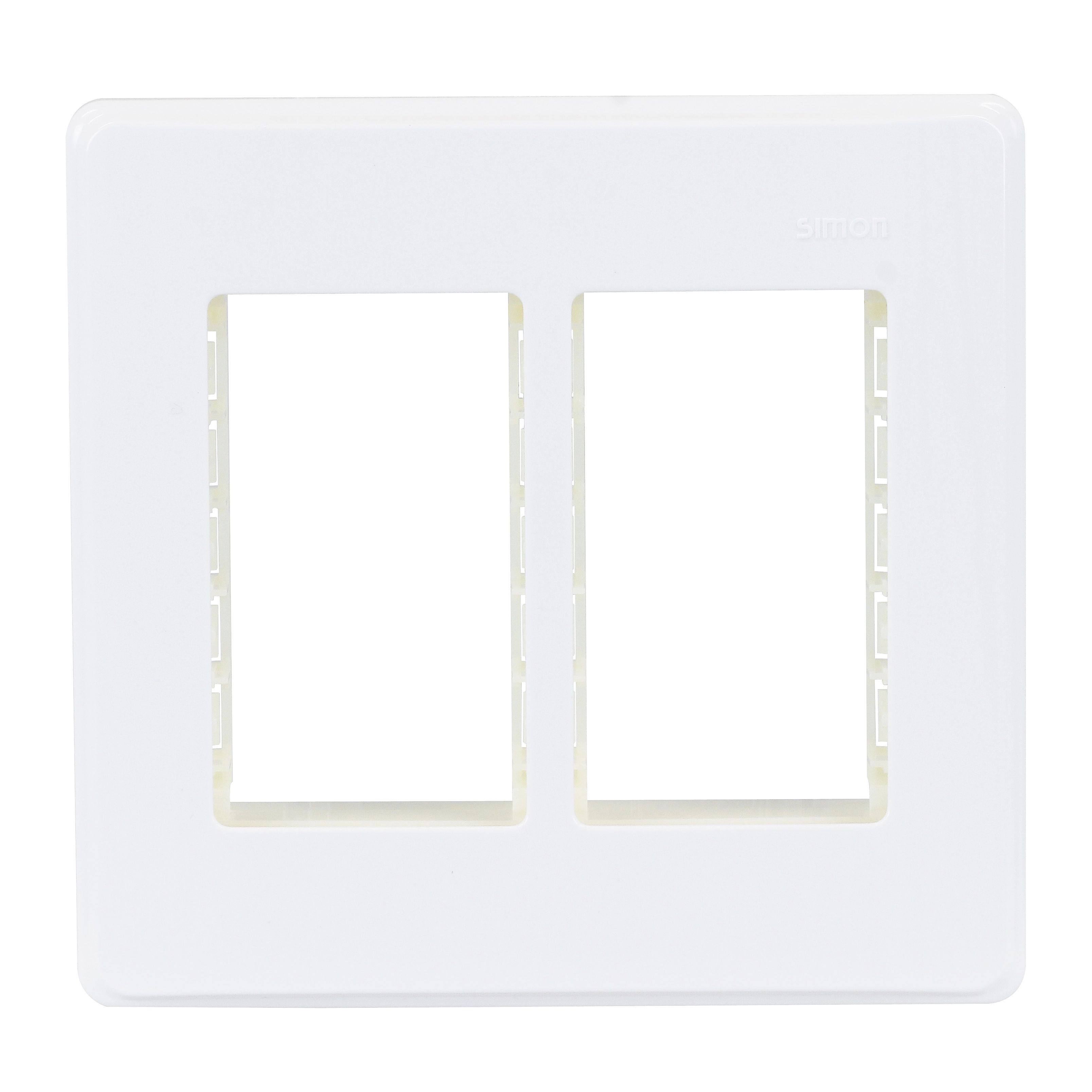 Placa com Suporte 4x4 6 Módulos Branco Simon 19 Simon