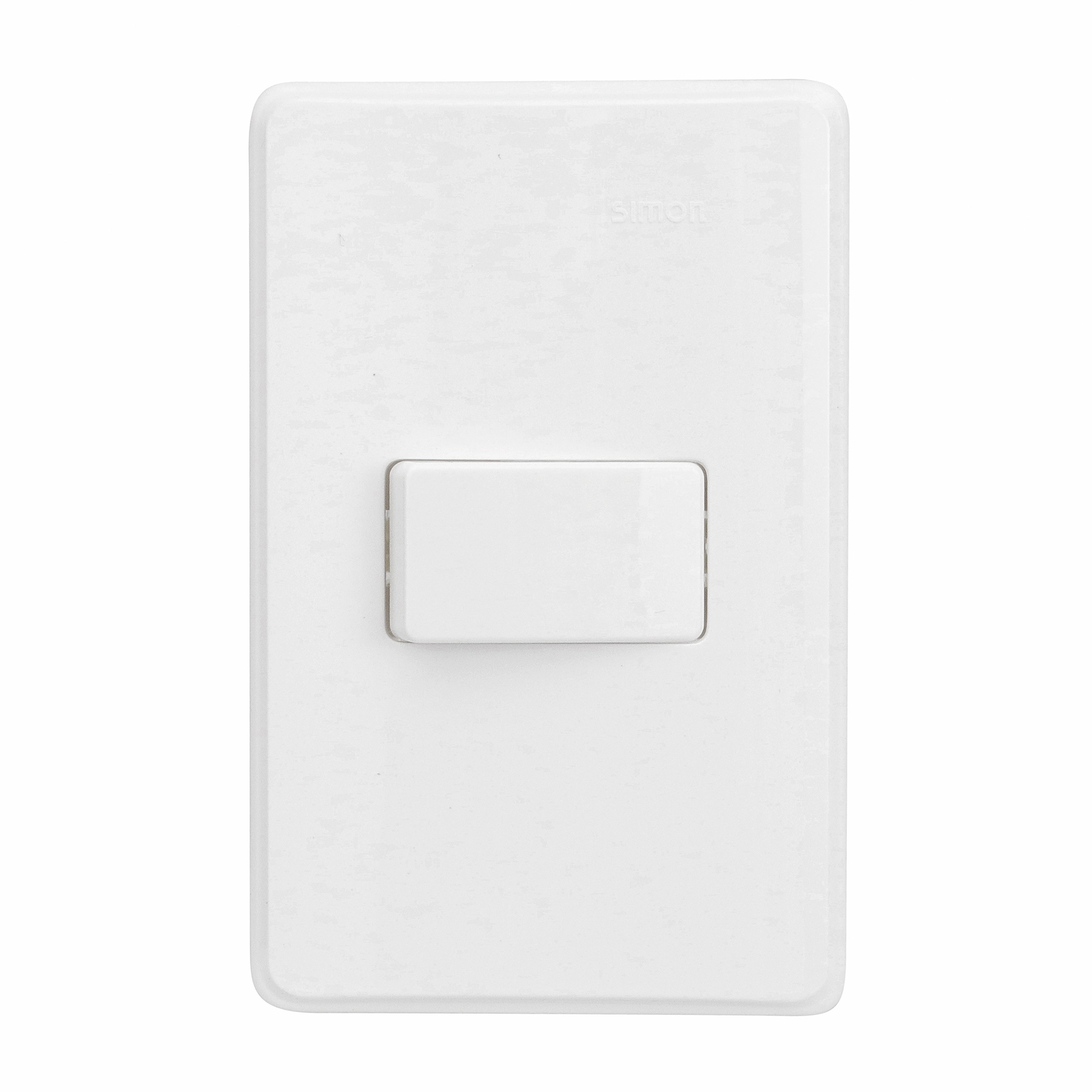 Conjunto de Interruptor Simples 10A Branco Simon 19 Simon