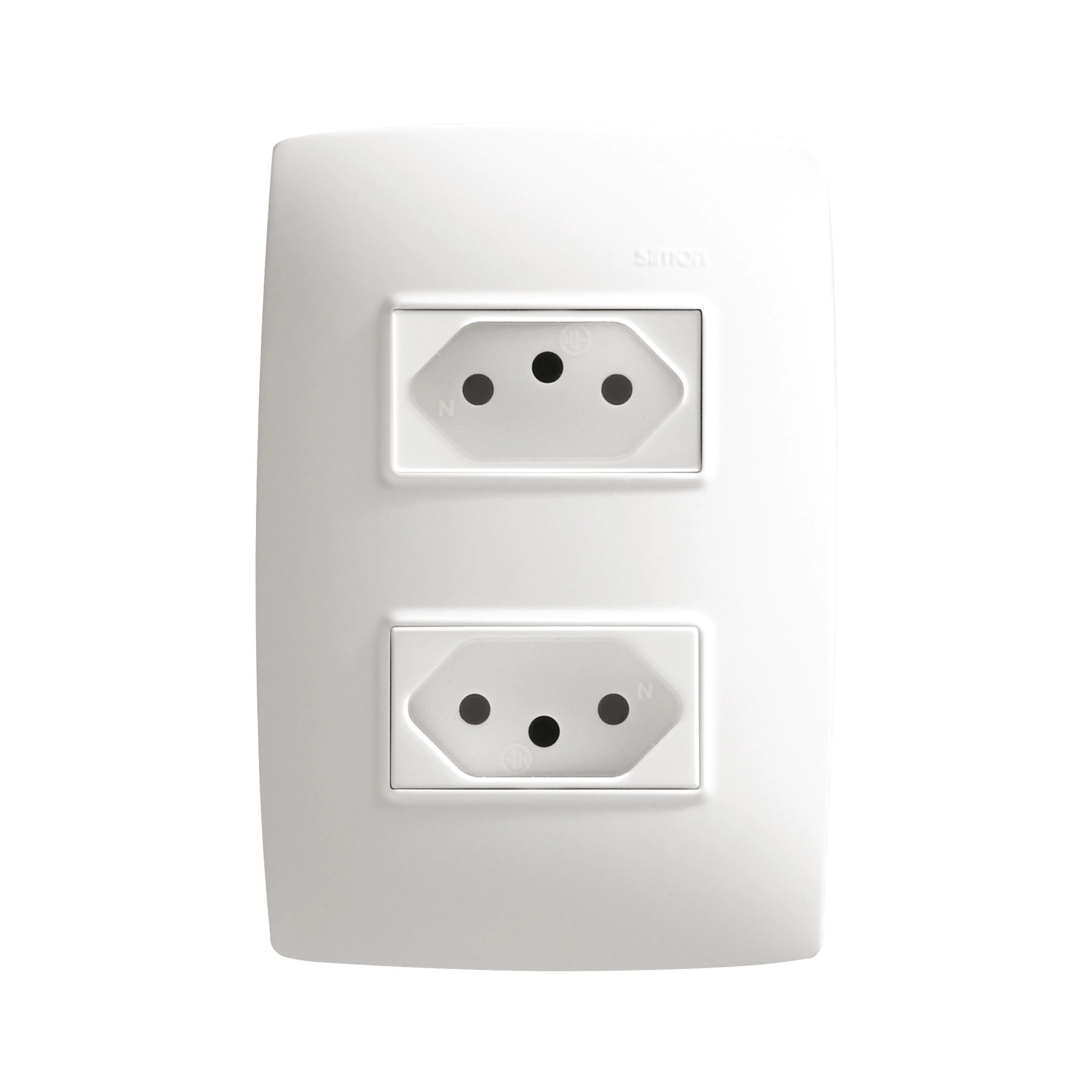 Conjunto de Tomada Energia Branco S30 Simon