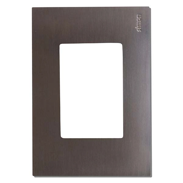 Acabamento para Placa sem Suporte 4x2 3Módulos Inox 27 Play Simon