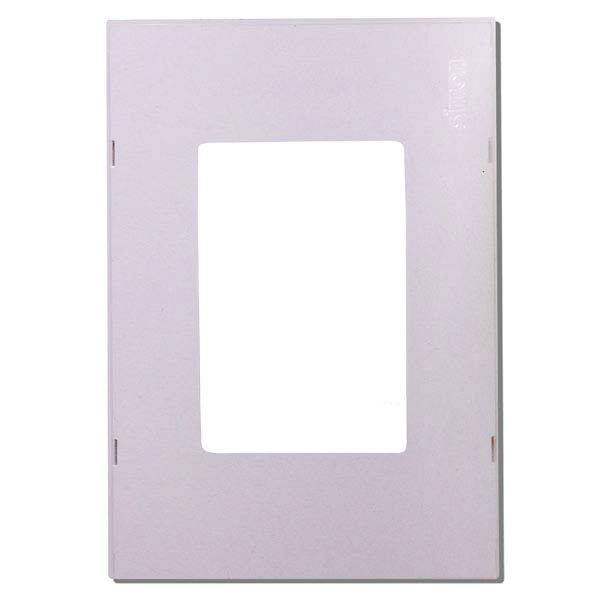 Acabamento para Placa sem Suporte 4x2 3Módulos Cristal 27 Play Simon