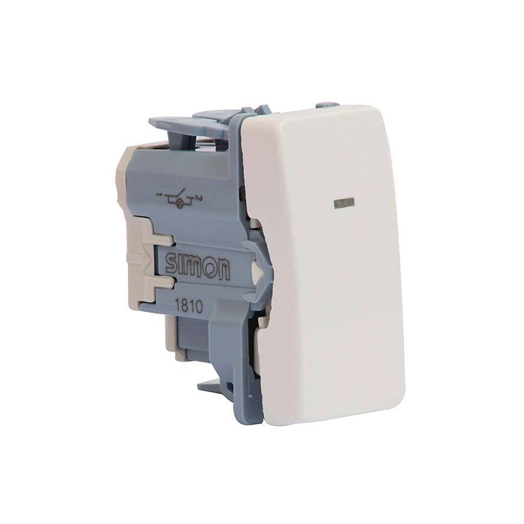 Módulo de Interruptor Simples 10A Branco 27 Play Simon