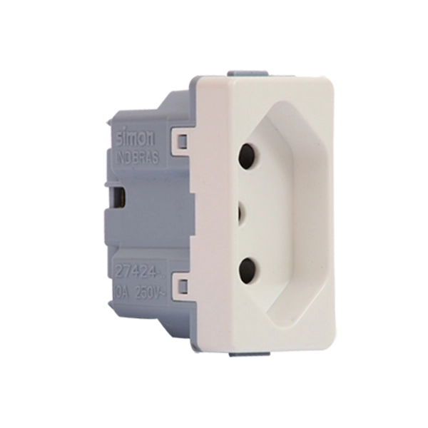 Conjunto de Tomada Energia 20A Branco 27 Play Simon