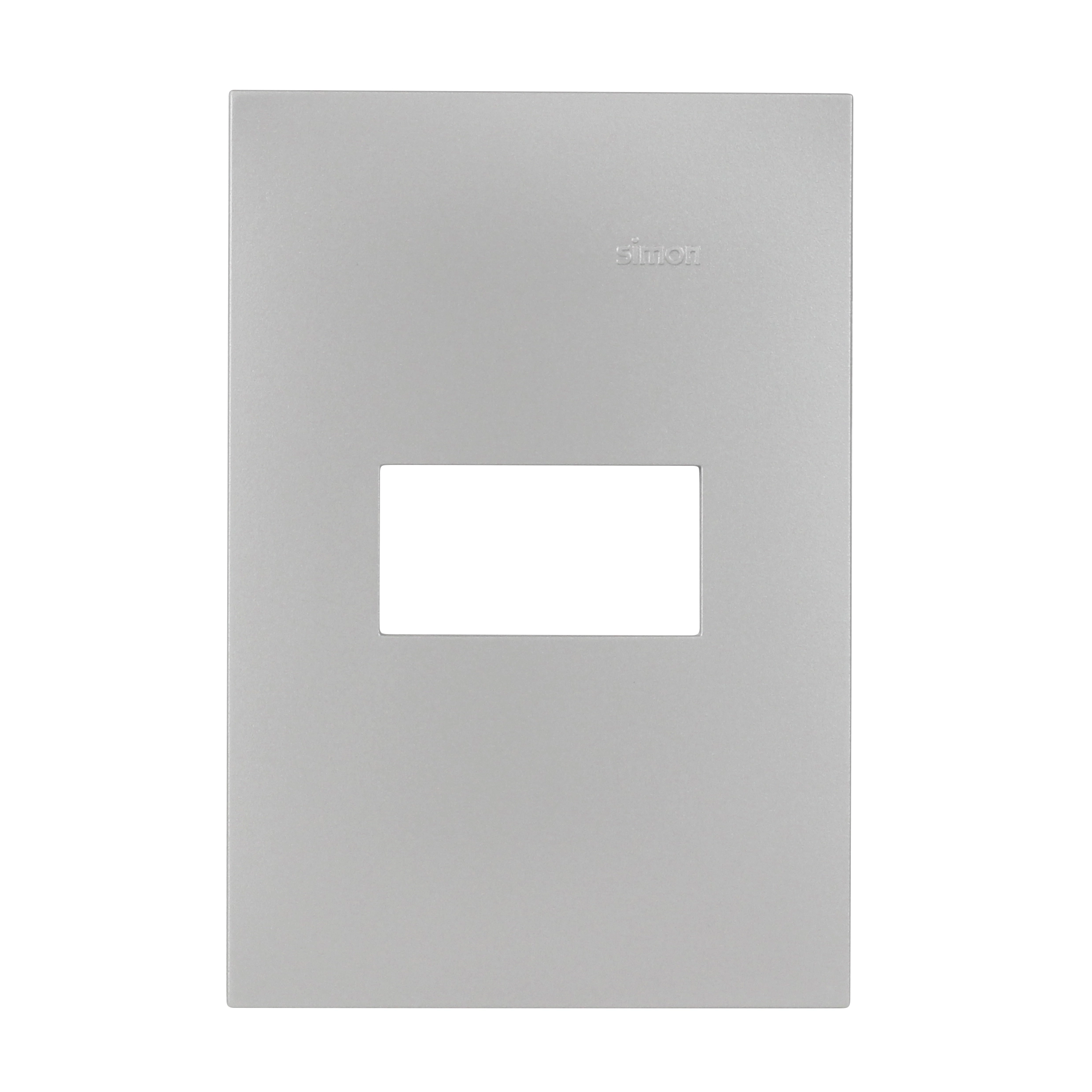 Placa sem Suporte 4x2 1 Módulo(s) Alumínio S35 Simon