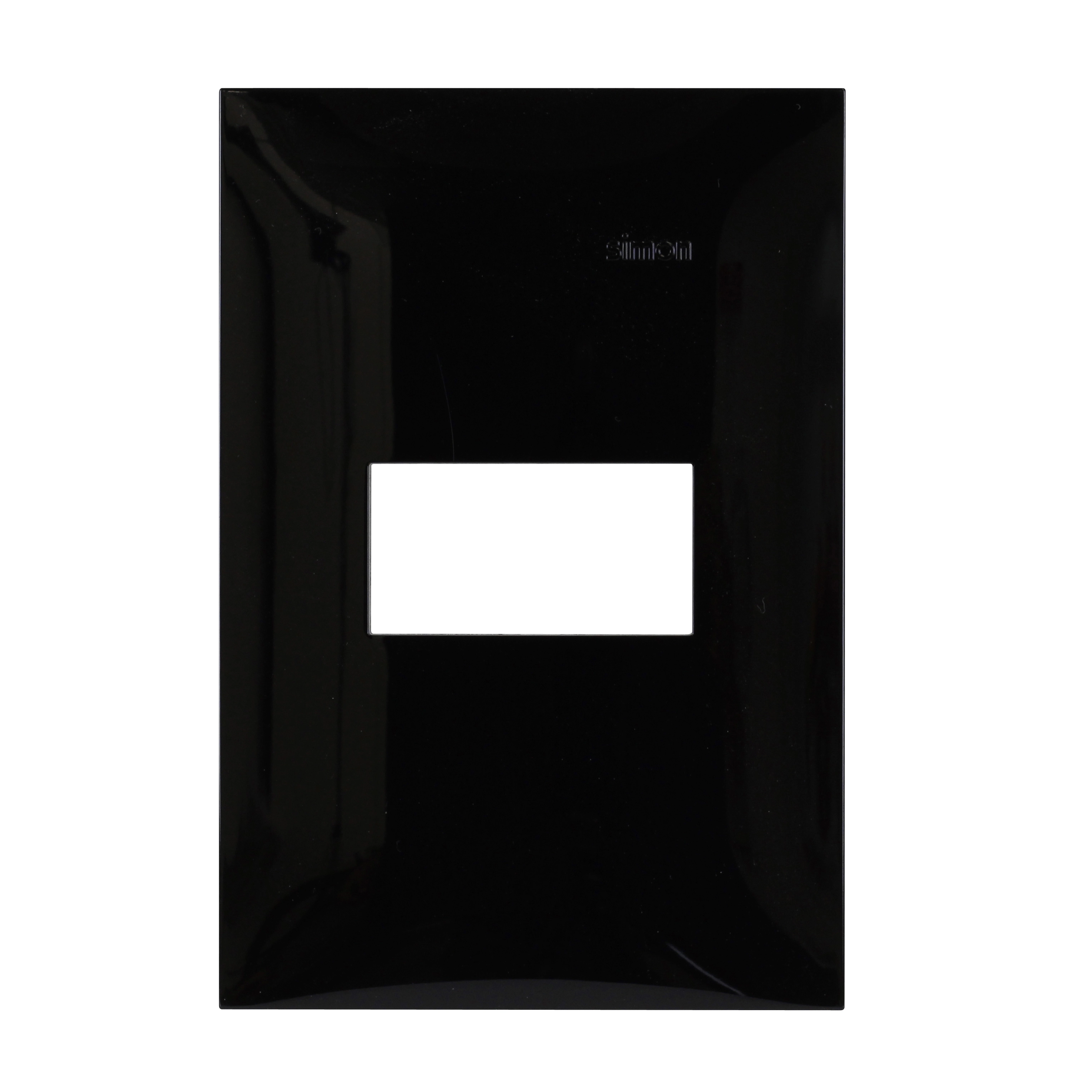 Placa sem Suporte 4x2 1 Módulo(s) Preto S35 Simon