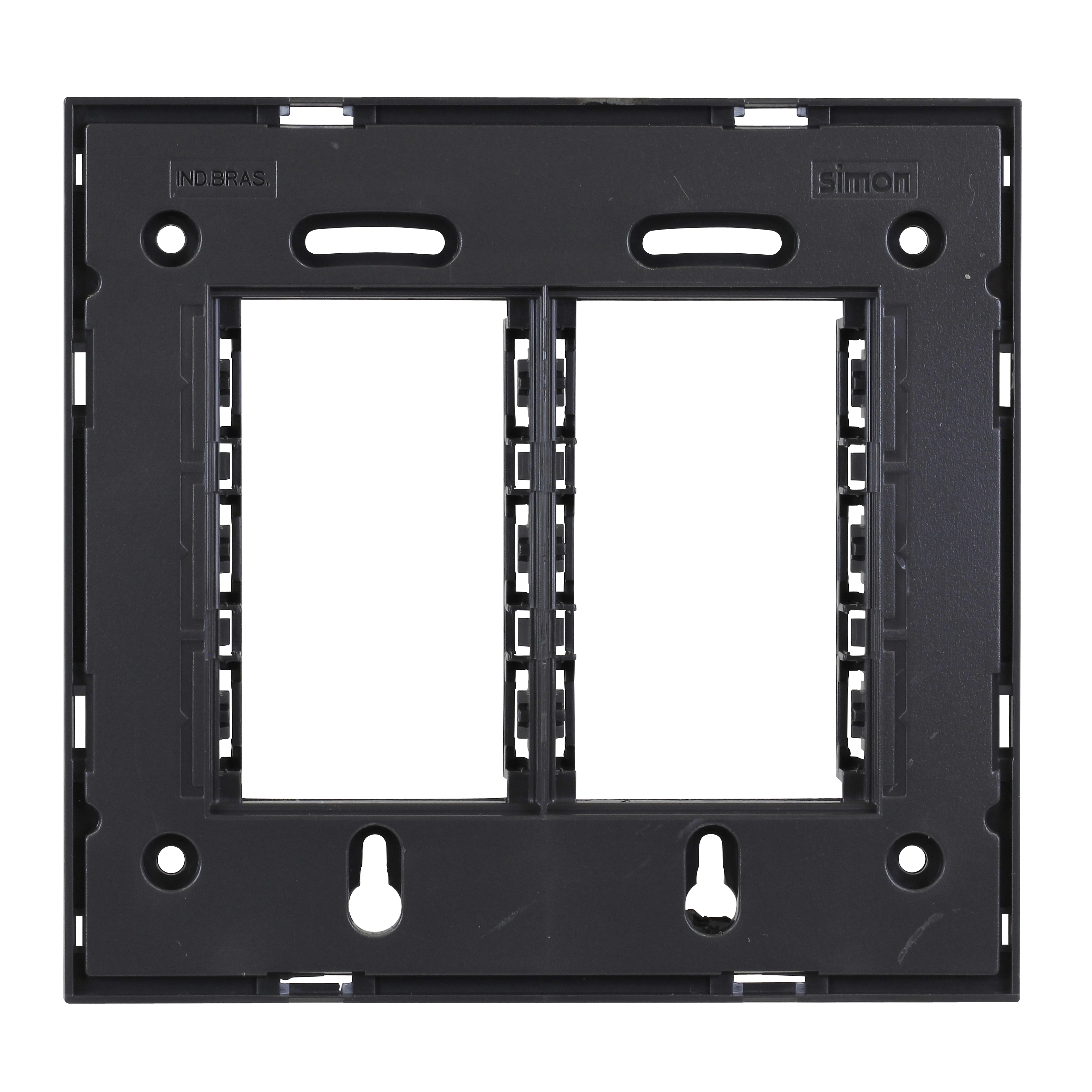Suporte para Placa 4x4 Preta S35 Simon