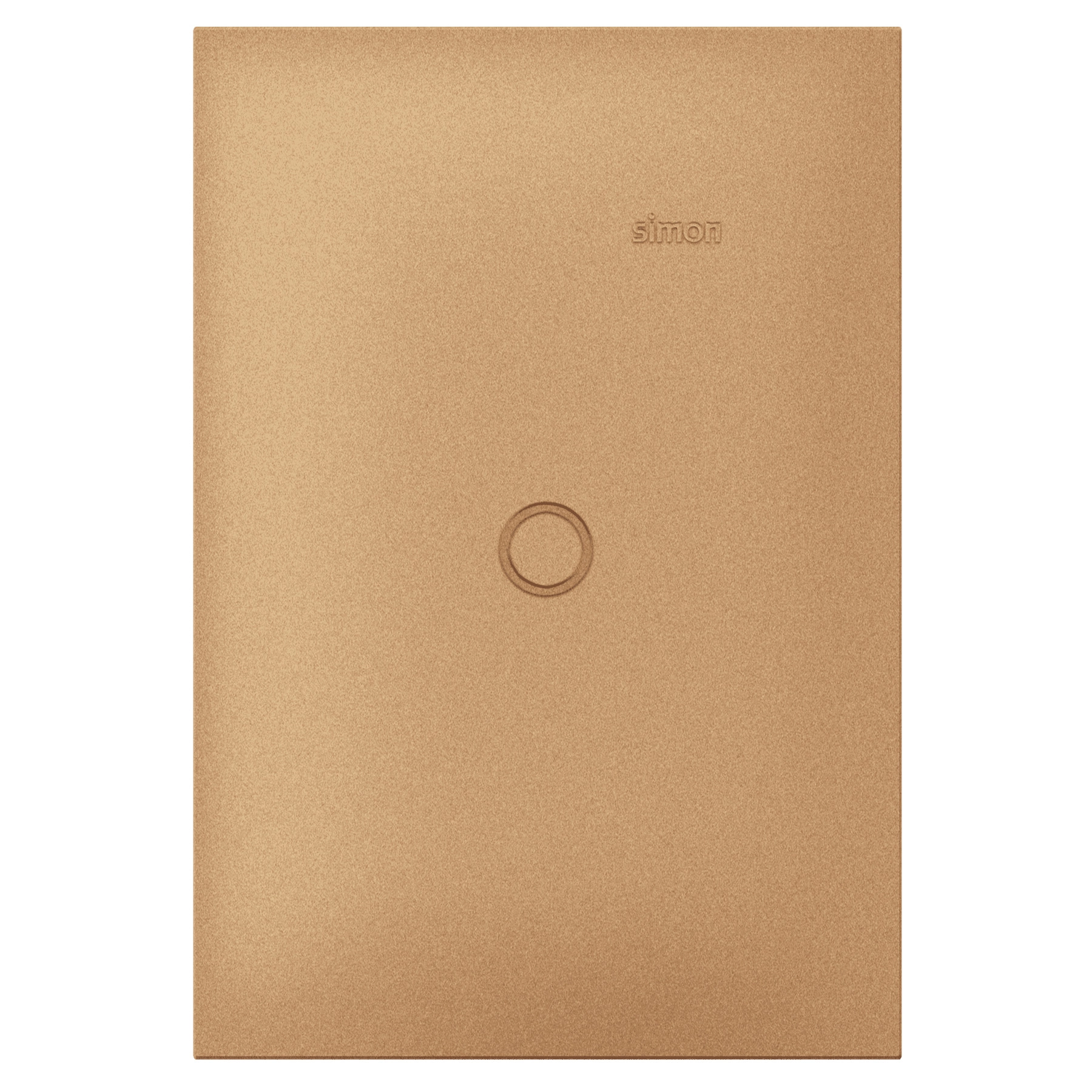 Placa Cega 4X2 Rosê Gold Simon 35
