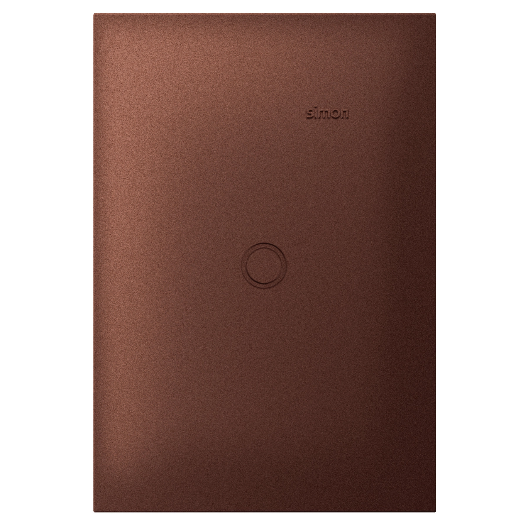 Placa Cega 4X2 Aço Corten Simon 35