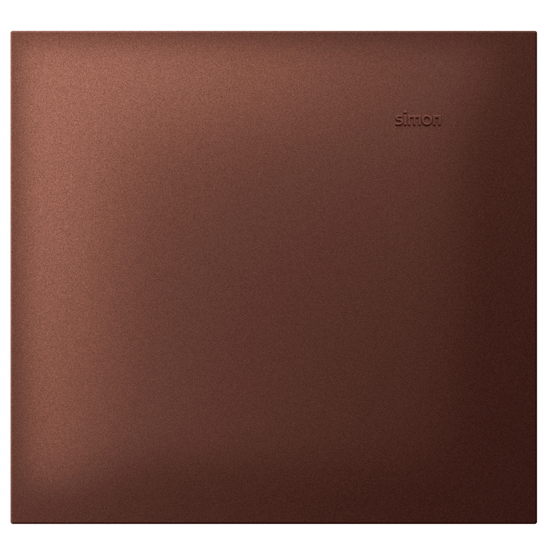 Placa Cega 4X4 Aço Corten Simon 35