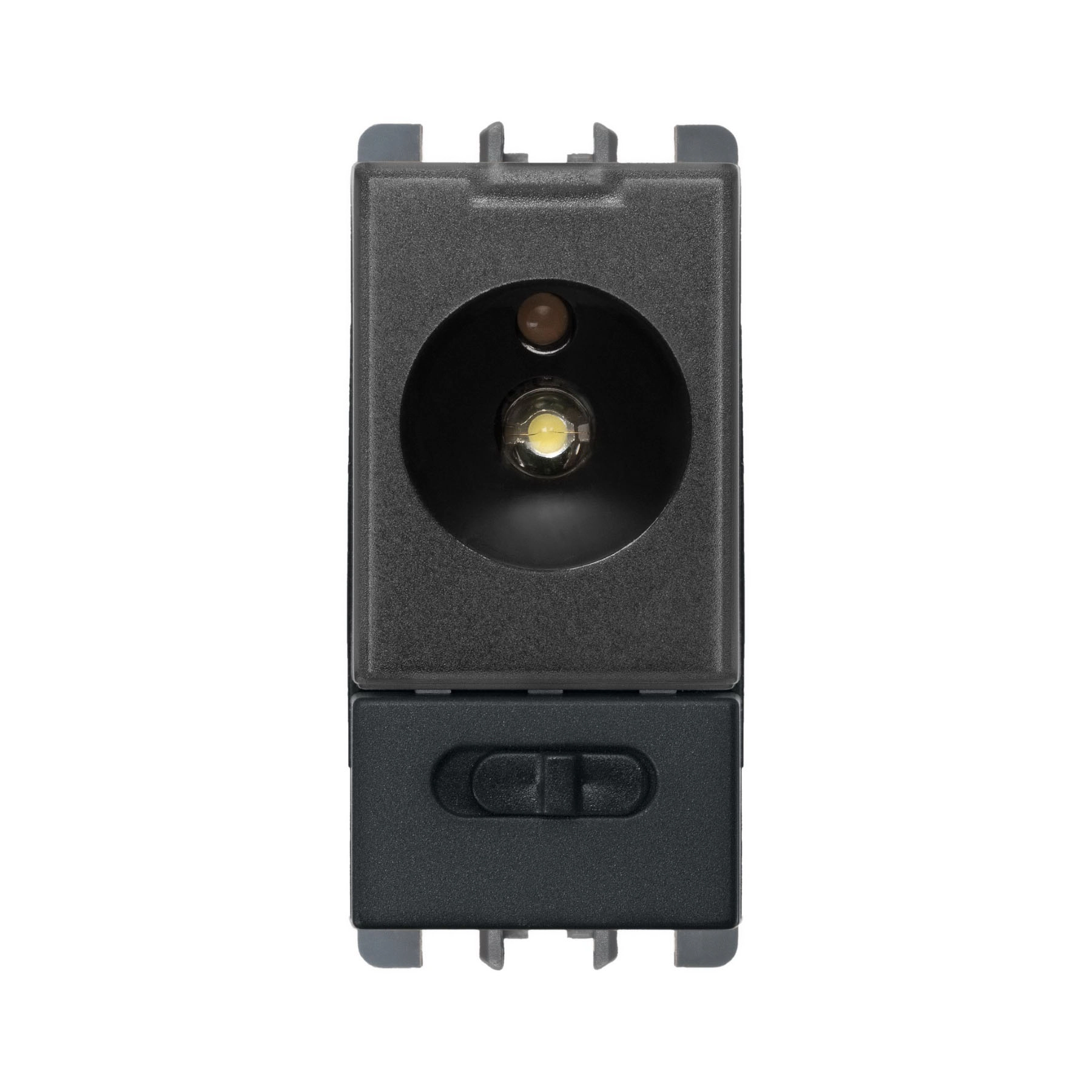 Módulo Iluminação de Emergência Extraível Bivolt 1 Módulo Grafite Simon 26