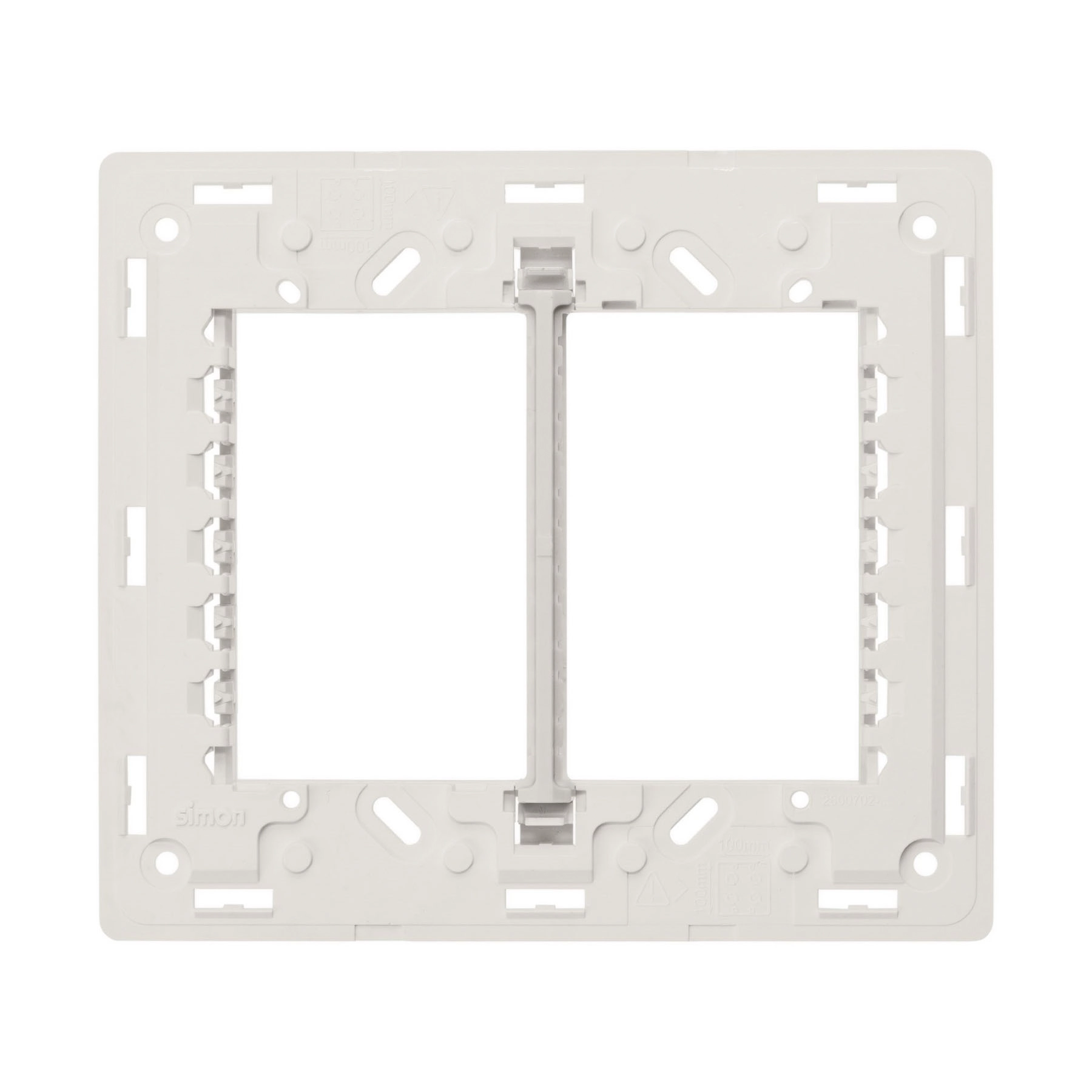 Suporte 4X4 Branco S26 Simon