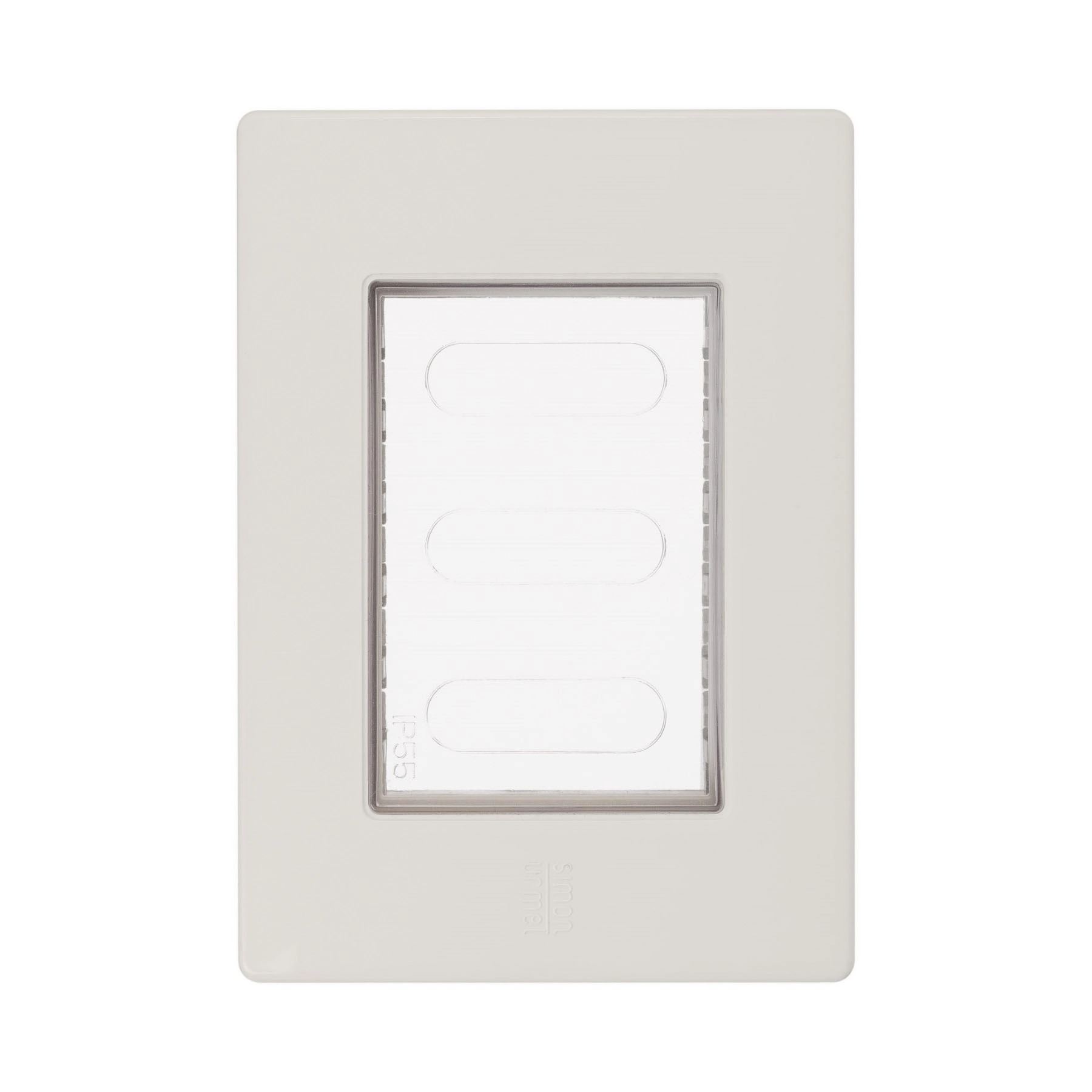 Placa com Suporte 4X2 Branca S26 Simon